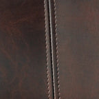 Poltrona di design con schienale alto e gambe in betulla, seduta singola (blu navy / antracite / marrone)