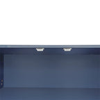 Panca Contenitore Portascarpe Imbottita Bianca / Azzurra / Blu Scuro / Grigia / Bianco Antico con Scomparto Nascosto, Posto Singolo