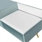Panca Contenitore Portascarpe Imbottita Bianca / Azzurra / Blu Scuro / Grigia / Bianco Antico con Scomparto Nascosto, Posto Singolo