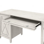 Scrivania per computer da 54" con cassettiera a 2 cassetti, vari colori, monoposto