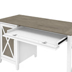 Scrivania per computer da 54" con cassettiera a 2 cassetti, vari colori, monoposto