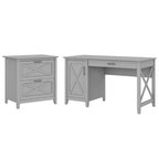 Scrivania per computer da 54" con cassettiera a 2 cassetti, vari colori, monoposto
