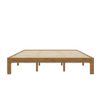 Letto matrimoniale Natural Pine Queen con base a doghe, Per 2 persone