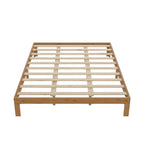 Letto matrimoniale Natural Pine Queen con base a doghe, Per 2 persone