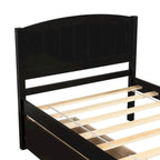 Letto a Piattaforma Singolo con 2 Cassetti Contenitore – Grigio / Bianco / Espresso, 1 Posto