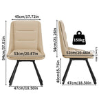 Sedia girevole da pranzo alta schienale, grigio/kaki, set da 2 pezzi