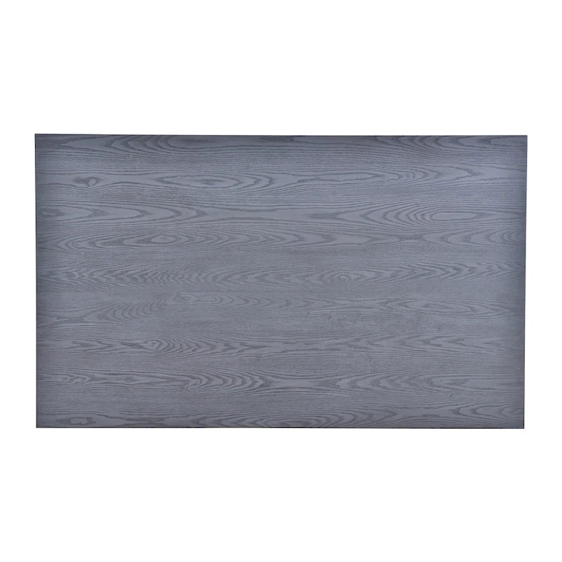 Set da pranzo 6 pezzi blu/grigio anticato per 5 – Tavolo, 4 sedie e panca
