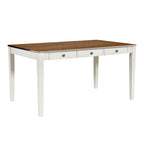 Set da pranzo 6 pezzi blu/grigio anticato per 5 – Tavolo, 4 sedie e panca