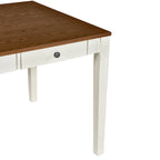 Set da pranzo 6 pezzi blu/grigio anticato per 5 – Tavolo, 4 sedie e panca