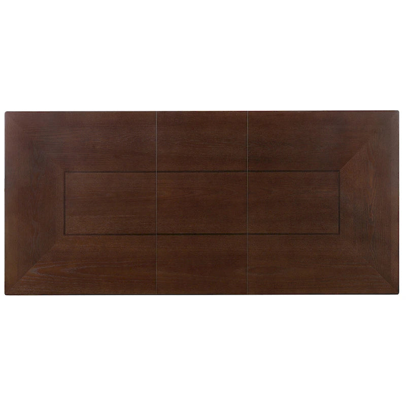Set da pranzo allungabile in rovere naturale a 5 pezzi, stile rustico, per 4–6 persone