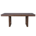 Set da pranzo allungabile in rovere naturale a 5 pezzi, stile rustico, per 4–6 persone