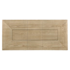 Set da pranzo allungabile in rovere naturale a 5 pezzi, stile rustico, per 4–6 persone