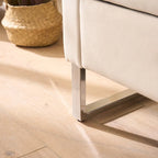 Panca contenitore in velluto navy/nero/verde/beige con braccioli – Seduta singola