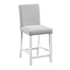 Set da pranzo altezza bancone, nero/beige, quadrato, 5 pezzi (4 posti)