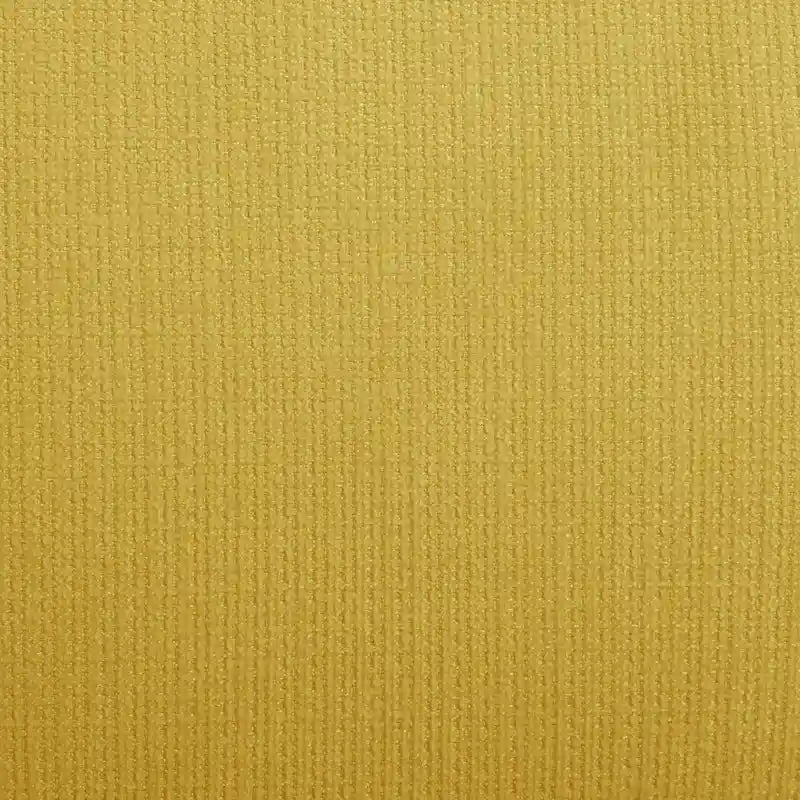 Poltrona d'accento rivestita in tessuto bianco/giallo, seduta singola, gambe in legno