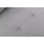 Divano angolare trasformabile a 5 posti in velluto grigio scuro/grigio/nero