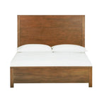 Struttura letto in legno a basso profilo – Grigio lavato / Rovere / Cioccolato / Terra d'ombra vintage – Singolo / Matrimoniale / Queen / King, Posti letto 1–2
