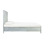 Struttura letto in legno a basso profilo – Grigio lavato / Rovere / Cioccolato / Terra d'ombra vintage – Singolo / Matrimoniale / Queen / King, Posti letto 1–2