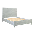 Struttura letto in legno a basso profilo – Grigio lavato / Rovere / Cioccolato / Terra d'ombra vintage – Singolo / Matrimoniale / Queen / King, Posti letto 1–2