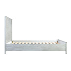 Struttura letto in legno a basso profilo – Grigio lavato / Rovere / Cioccolato / Terra d'ombra vintage – Singolo / Matrimoniale / Queen / King, Posti letto 1–2
