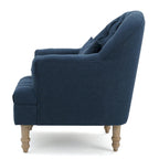 Poltrona con braccioli a botte trapuntata grigia / beige / sabbia / blu / grigio scuro, a seduta singola