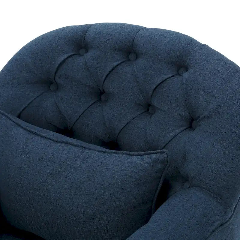 Poltrona con braccioli a botte trapuntata grigia / beige / sabbia / blu / grigio scuro, a seduta singola