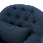 Poltrona con braccioli a botte trapuntata grigia / beige / sabbia / blu / grigio scuro, a seduta singola