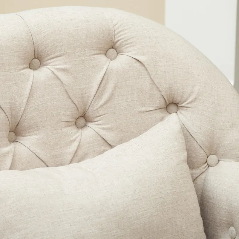 Poltrona con braccioli a botte trapuntata grigia / beige / sabbia / blu / grigio scuro, a seduta singola