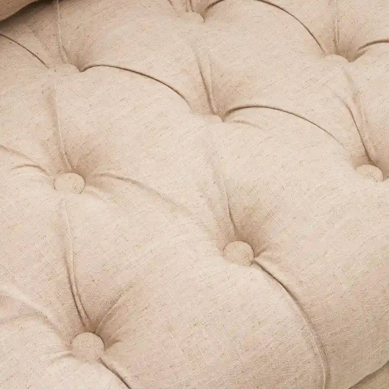 Poltrona con braccioli a botte trapuntata grigia / beige / sabbia / blu / grigio scuro, a seduta singola