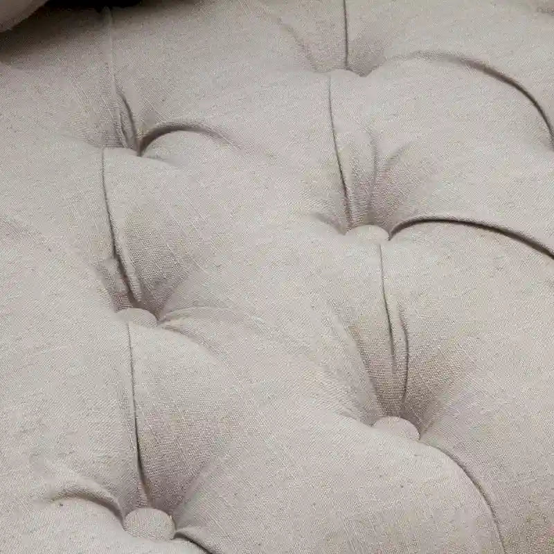 Poltrona con braccioli a botte trapuntata grigia / beige / sabbia / blu / grigio scuro, a seduta singola
