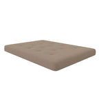 Materasso Futon a molle da 6 pollici, misura piazza e mezza, microfibra e lino, adatto a 2 persone/3 posti, colori assortiti