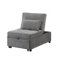 Poltrona letto convertibile grigio chiaro / blu / grigio scuro / verde, singola (1 posto)