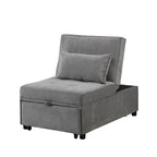 Lordear 4-1 Single futon Adjustable Sofa Bed Sofa Sleeper Folding Convertible Chair - 39.9  x 26.8 