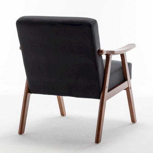 Poltrona d'Appoggio in Velluto Larga 67 cm, Stile Moderno di Metà Secolo, Seduta Singola