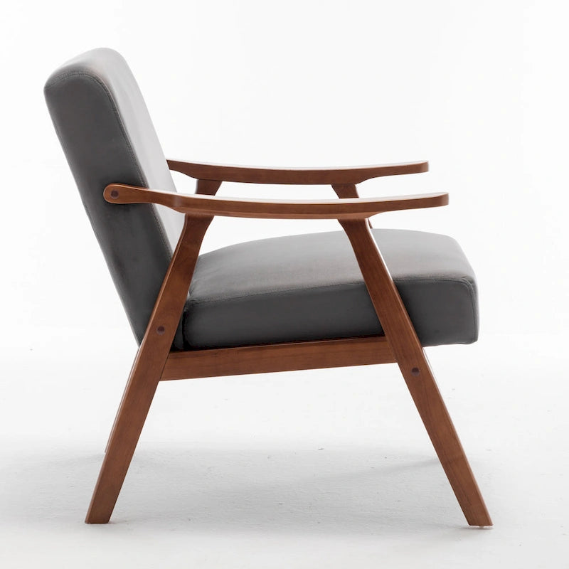 Poltrona d'Appoggio in Velluto Larga 67 cm, Stile Moderno di Metà Secolo, Seduta Singola
