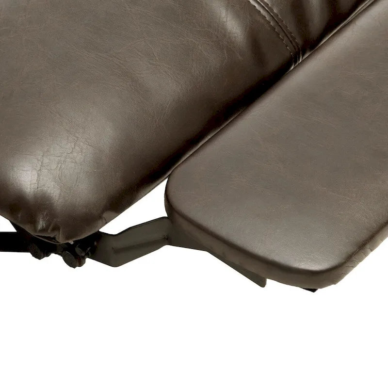 Poltrona reclinabile elettrica moderna marrone/nocciola, posto singolo