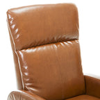 Poltrona reclinabile elettrica moderna marrone/nocciola, posto singolo