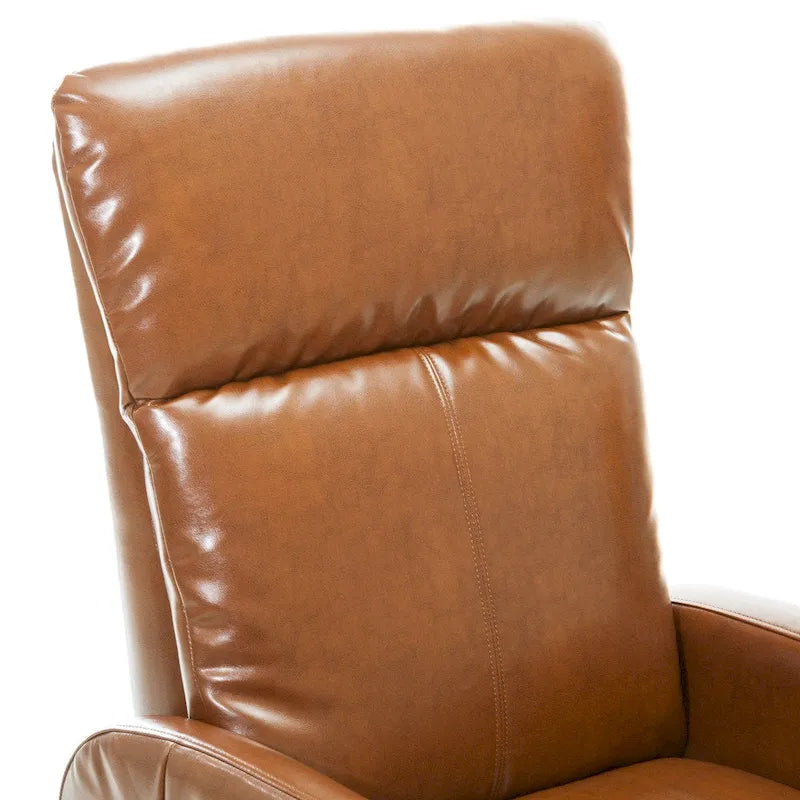 Poltrona reclinabile elettrica moderna marrone/nocciola, posto singolo