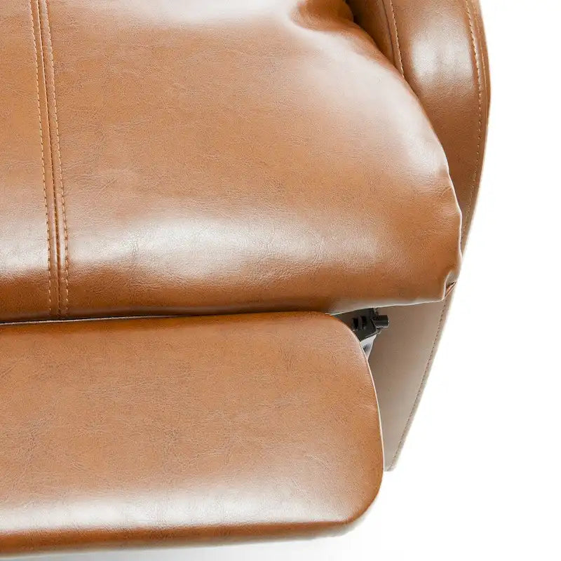 Poltrona reclinabile elettrica moderna marrone/nocciola, posto singolo