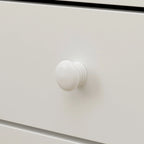 Timechee 47  Heavy Changing Table Drawers Dresser Chest White Cabinet