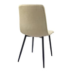 Sedie moderne imbottite da sala da pranzo (set da 4)