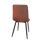 Sedie moderne imbottite da sala da pranzo (set da 4)