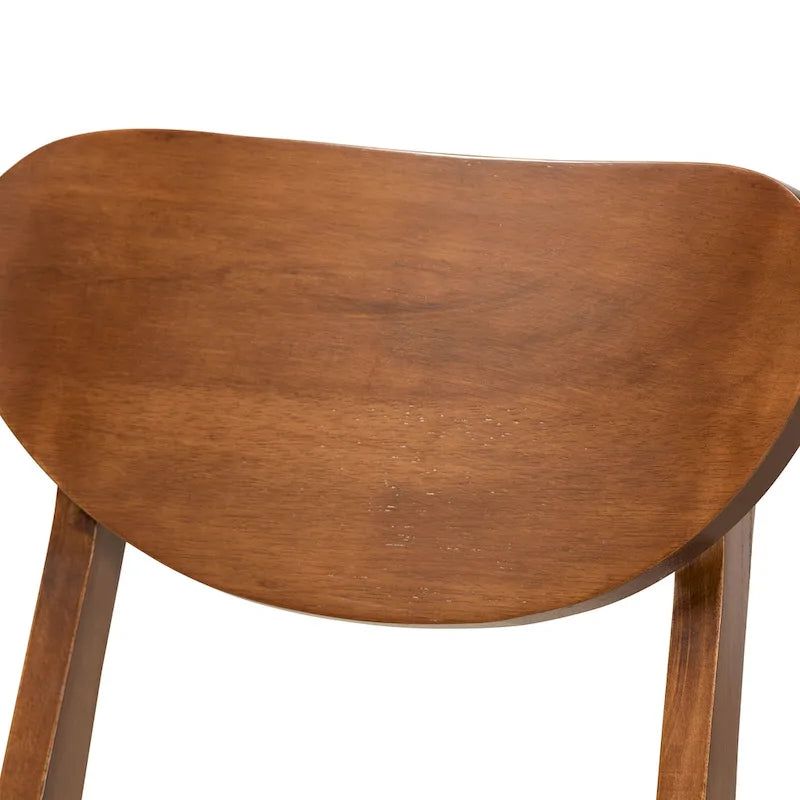 Sedia da pranzo di metà secolo grigia/beige, set da 2