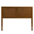 Testiera in legno in stile rustico, King Size, in noce, 1 persona