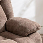 Poltrona reclinabile massaggiante Power Lift, bronzo/grigio/marrone, monoposto