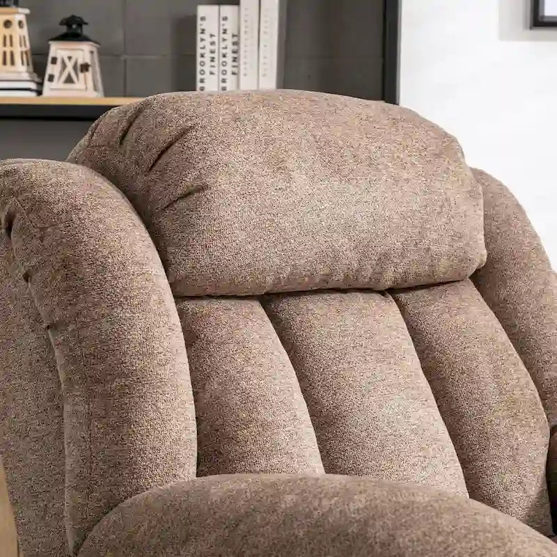 Poltrona reclinabile massaggiante Power Lift, bronzo/grigio/marrone, monoposto