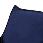 Poltrona sacco in velluto a 2 posti con braccioli, grigia/tortora/rosa/blu
