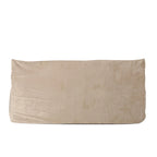 Poltrona sacco in velluto a 2 posti con braccioli, grigia/tortora/rosa/blu