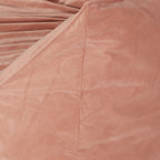 Poltrona sacco in velluto a 2 posti con braccioli, grigia/tortora/rosa/blu