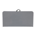 Tavolo pieghevole quadrato in plastica bi-fold grigio/marrone/bianco sporco, 4 posti a sedere